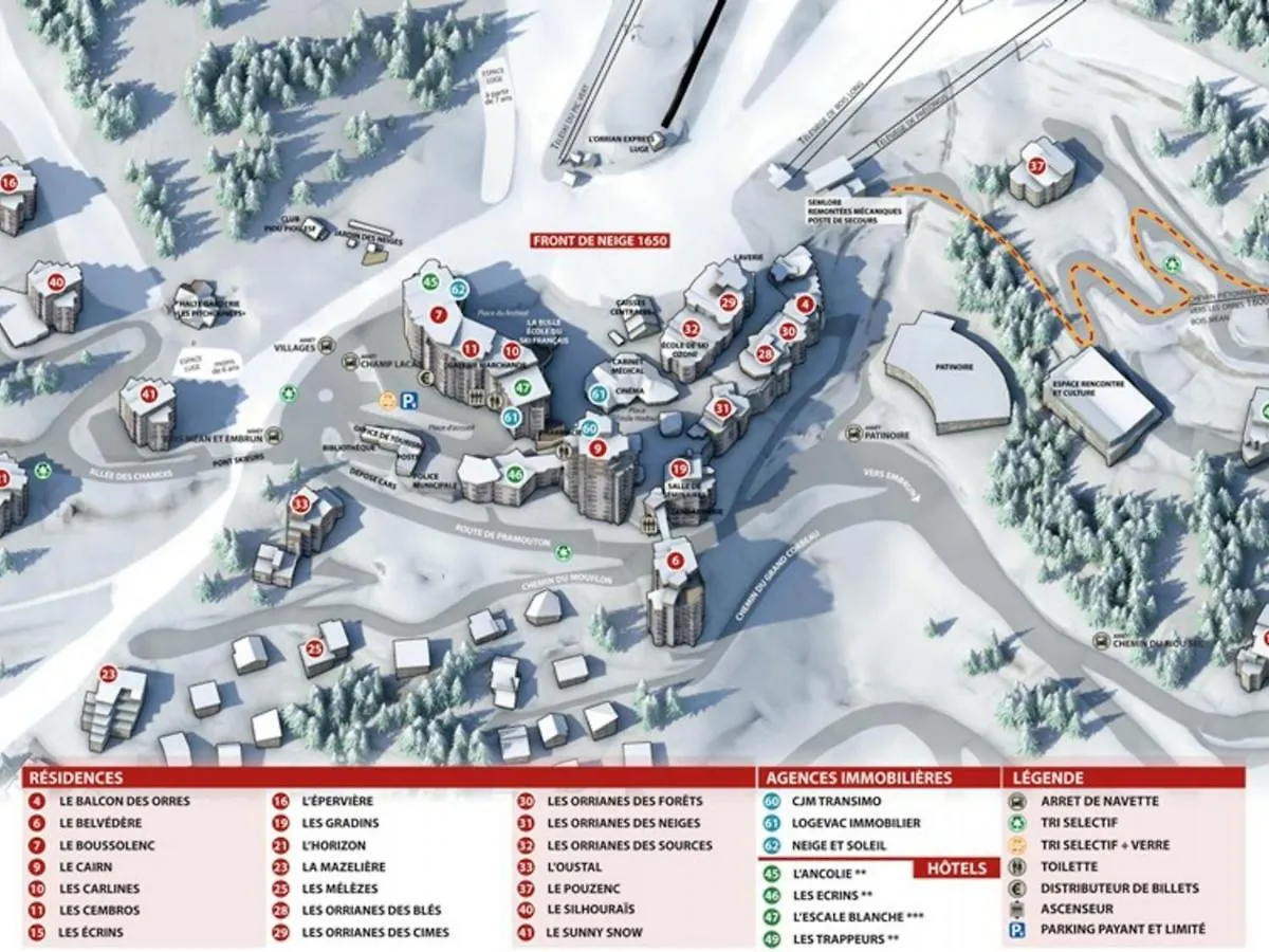 Studio Skis Aux Pieds, 4 Pers, Balcon Sud - Fr-1-322-107 Les Orres Apartament